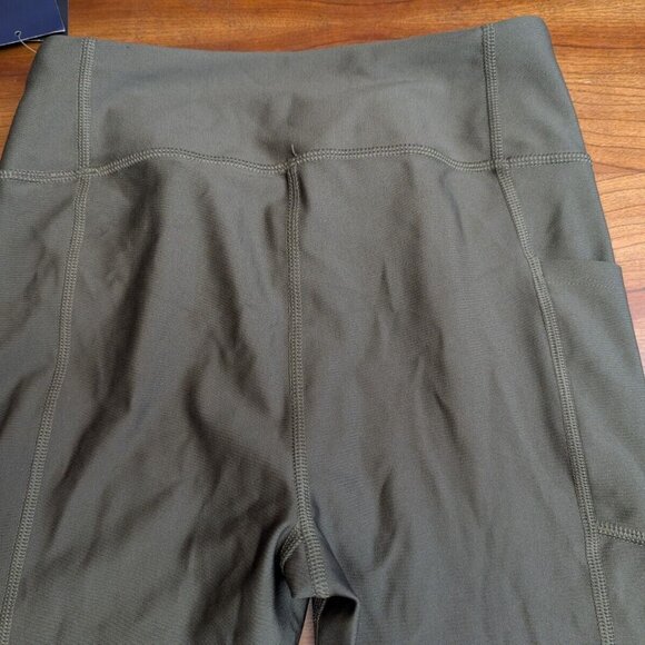 Under Armour Leggings Pants Small Green Compression Freedom Heatgear Gym Yoga UA - Picture 8 of 10